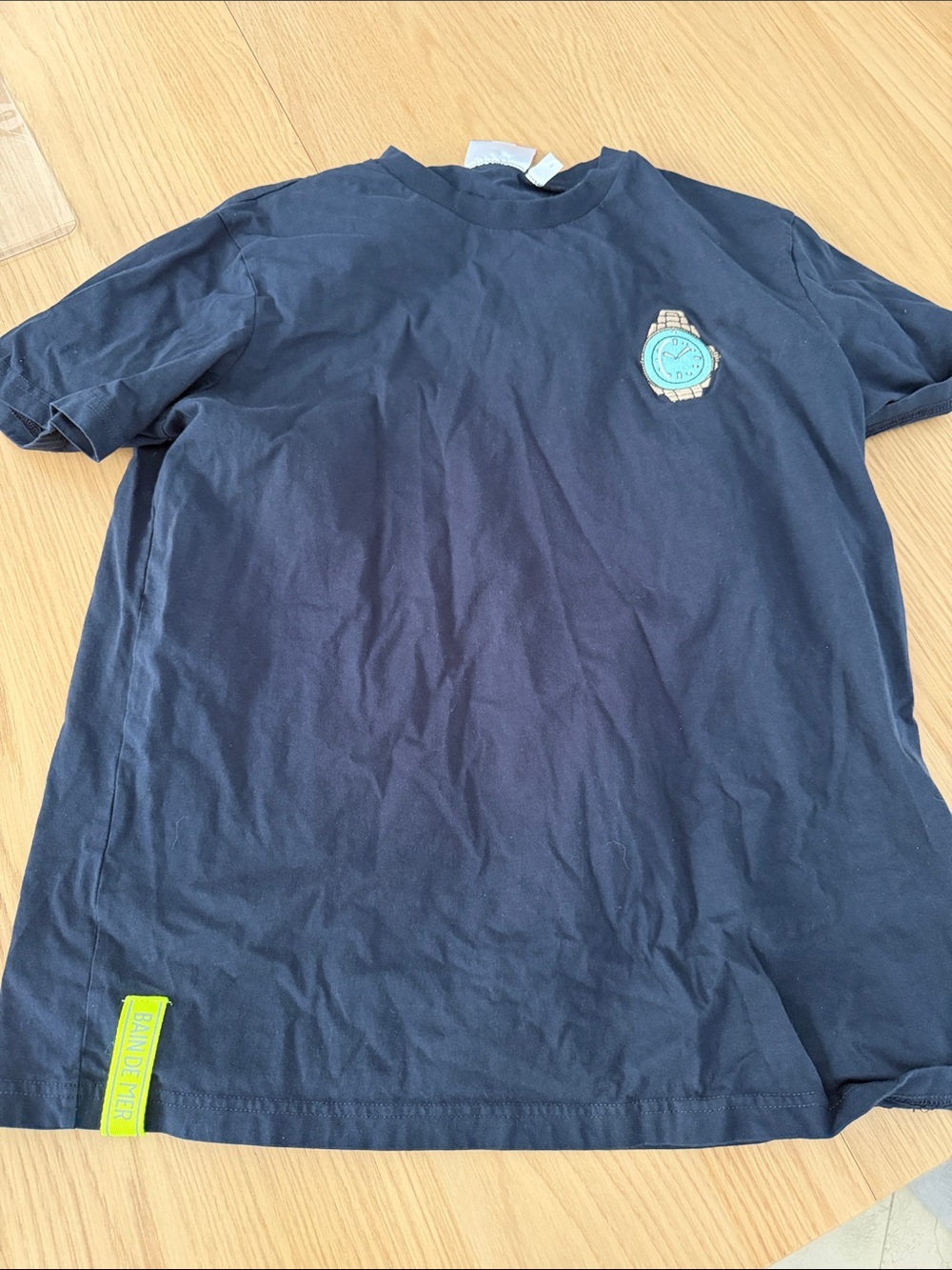 Men’s size S Bain de mer navy shirt
